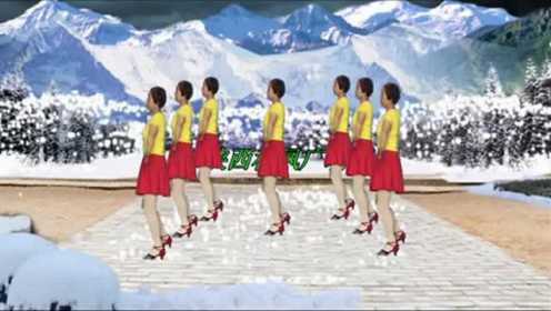 雪山阿佳版廣場(chǎng)舞,高原風(fēng)情的熱烈舞動(dòng)