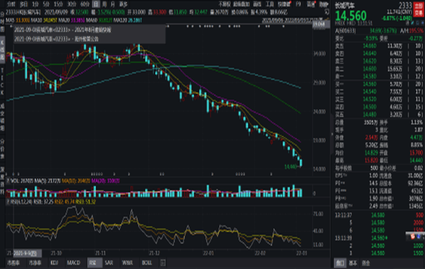 長城汽車股票深度解析