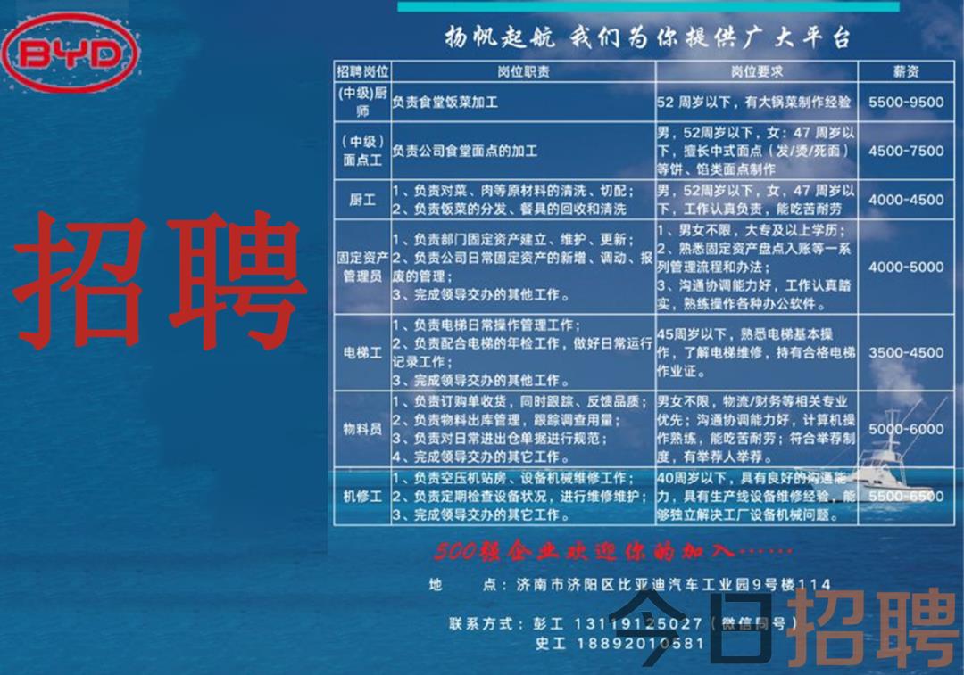 西安比亞迪最新招聘信息及溫暖招聘故事概述