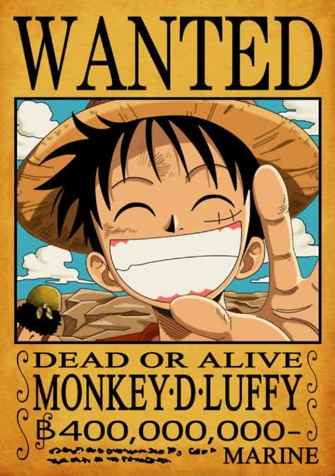 海賊王最新通緝令圖片曝光